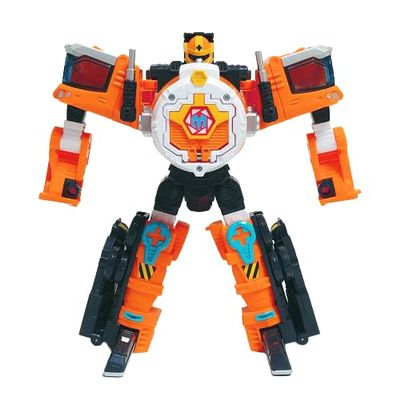 Signim Hello Carbot Angry Puff Transform into Robot Mode and Ready-Mixed Concrete Vehicle 10.8(W) x12.2(H) x6.5(D) inch