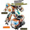 Signim Hello Carbot Angry Puff Transform into Robot Mode and Ready-Mixed Concrete Vehicle 10.8(W) x12.2(H) x6.5(D) inch view 2