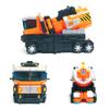 Signim Hello Carbot Angry Puff Transform into Robot Mode and Ready-Mixed Concrete Vehicle 10.8(W) x12.2(H) x6.5(D) inch view 4
