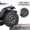 HobbyPark Brass 1.0 Beadlock Wheels and Tires for TRX4M Upgrades Axial SCX24 1/24 RC Crawler Replacement Parts, Set of 4 (Type E) view 4
