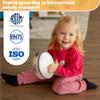 Stoie's Wooden Toddler Musical Instruments with Drum, Flute, Hand Bells, Cymbals, Castanets, Triangle, for Babies and Toddlers, Eco Friendly Montessori Educational Toy view 4