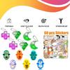 130 Pcs Party Favors for Kids, Pop Fidget Toys, Treasure Box Toys, Classroom Prizes, Pinata Filler Goodie Bag Stuffers, Treasure Chest, Carnival Prize Box Toys for Boys Girls 4-8-12 view 3
