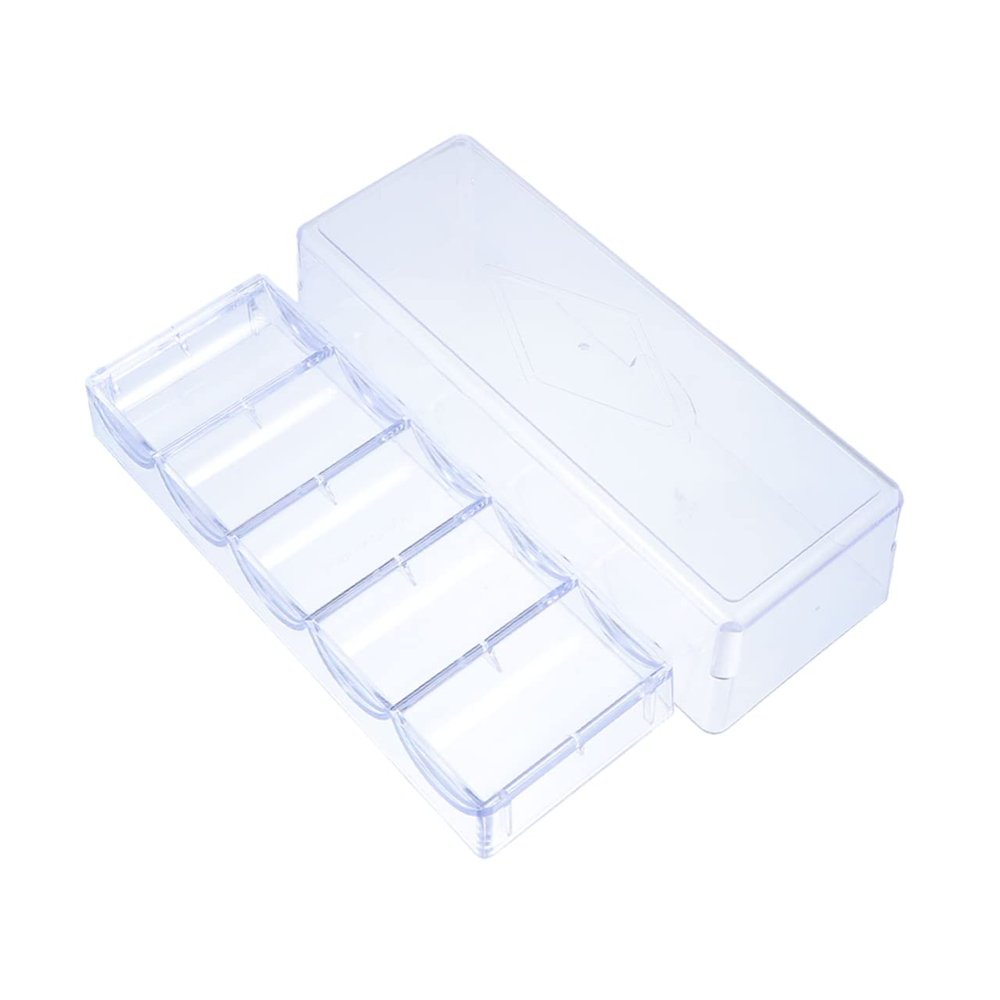 BESPORTBLE Chip Rack Poker Chip Holder Case Large Capacity Poker Chip Holder Tray Smooth Surface