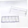 BIUDECO Coin Holder Coins Organizer Storage Case Medal Display Collection Supplies Chip Box Clear Tray with Lid Serving Tray for Collectors Coin Rack view 2