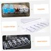 BIUDECO Coin Holder Coins Organizer Storage Case Medal Display Collection Supplies Chip Box Clear Tray with Lid Serving Tray for Collectors Coin Rack view 4