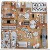 1 2 3 Year Old Girl Boy Gift Toddler Busy Board Sensory Activity Board Montessori Toys for Baby Dementia Fidget Toy Adult Boards Parts view 1