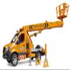 Bruder 02679 MB Sprinter Service Truck/Crane, Man Basket w L/S Module view 2