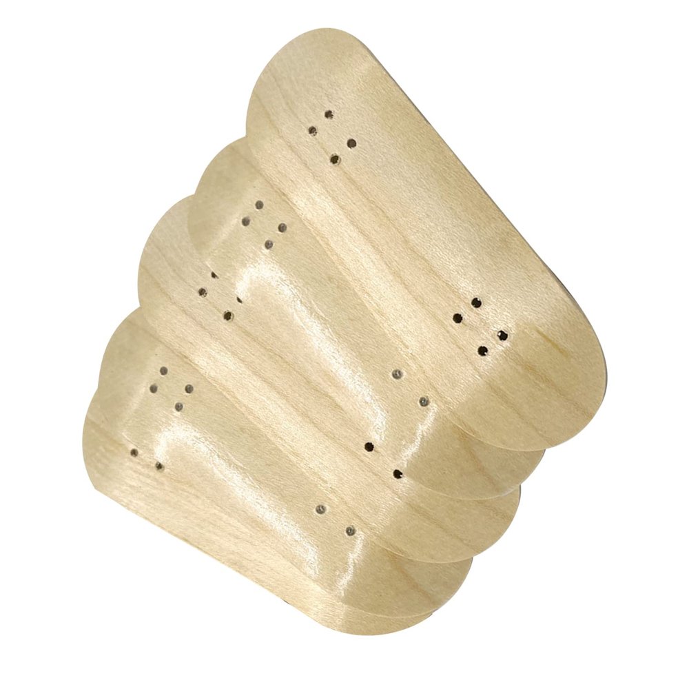 DAGIJIRD 5 Pack Maple Woods Handmade Wooden Fingerboards Lot 30MM x 100MM