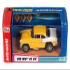 Auto World Xtraction 1955 Chevy Bel Air (Yellow/White) HO Slot Car view 1