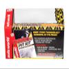 Auto World Thunderjet 1965 VW Beetle (Black w/Yellow Flames) HO Slot Car view 3