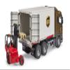 Bruder 03582 Scania Super 560R UPS Logistics Truck with Forklift view 3