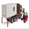 Bruder 03582 Scania Super 560R UPS Logistics Truck with Forklift view 4