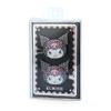 SANRIO Kuromi Clear/Black Medium Hair Clip (2 Pack) - Accessories: Bangs Clip Jewel Deco view 1