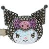 SANRIO Kuromi Clear/Black Medium Hair Clip (2 Pack) - Accessories: Bangs Clip Jewel Deco view 4