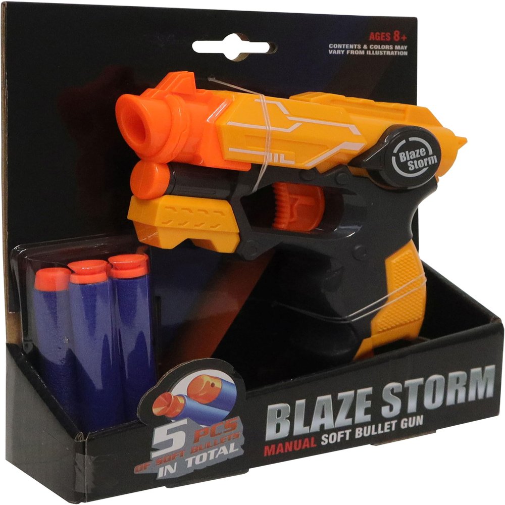 BlazeStorm Blaster including 5 darts, 11m range