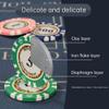 125pcs Clay Poker Chips Denominations 13.5 Gram Blacakjack Casino Chips Numbered Bulk Iron Clay Composite Poker Chip Set Casino Games Gambing Poker Texas Hold'em Black jack,Card Club Late Night view 3