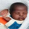 Angelbaby Cute Life Like 20 Inch Reborn Baby Doll Black Boy Sleeping, Realistic New Born African American Baby in Silicone Biracial Doll with Clothes Best Gift Sets for Adults & Kids view 2