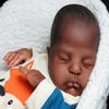 Angelbaby Cute Life Like 20 Inch Reborn Baby Doll Black Boy Sleeping, Realistic New Born African American Baby in Silicone Biracial Doll with Clothes Best Gift Sets for Adults & Kids view 3