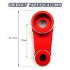 HOPLEX 25T Servo Arm Servo Horn Upgrade Accessories for 1/18 TRX4M Stock Servo(Black & Red) view 2