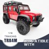 HOPLEX 25T Servo Arm Servo Horn Upgrade Accessories for 1/18 TRX4M Stock Servo(Black & Red) view 3