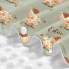Personalized Baby Car Seat Canopy for Babies with Name, Custom Car Seat Covers for Boys Girls, Infant Opening Minky Nursing Breastfeeding Stroller Cover Carseat Canopies for Newborn (Cute Cow Floral) view 3