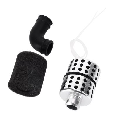 RC Air Filter, Aluminum Capped Air Filter Firm Connection Improve Speed Install Easily Good Performance for RC for 1/8 Power Engine