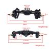XBERSTAR 1/18 RC Front Rear Axle Assembly Set Brass Front Rear Portal Axle for Traxxas TRX4M 1/18 RC Crawler (1set) view 2