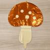 31'' Mushroom Balloons,3 Pcs Brown Mushroom Party Decorations Mushroom Foil Balloons Fairy Theme Birthday Party Supplies Forest Plant Party Decorations for Baby Shower, Wedding, Forest Plant Party view 3