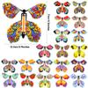 LOMIMOS 40PCS Flying Butterfly, Magic Wind Up Butterfly Toy Gift for Kids Surprise Explosion Box Wedding Birthday Party Book Greeting Card(20 Styles) view 2
