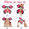 LOMIMOS 40PCS Flying Butterfly, Magic Wind Up Butterfly Toy Gift for Kids Surprise Explosion Box Wedding Birthday Party Book Greeting Card(20 Styles) view 3