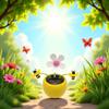 for Apple Blossom Solar Dancing Flower Sunflower, Solar Dancing Ornament, Car Swinging Dancing Car Windowsill Decoration Honey Bee Swing view 4