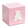 EISTEE Money Box,Piggy Bank,Coin Box,Small Piggy Banks, Pink Wooden Money Box,Unbreakable Wood Coin Bank Gifts Money Bank Coin Bank view 1