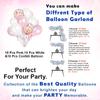 Happy Birthday Decorations for Girls Combo Kit- Pink Metallic Balloons, Letter Ballons, Foil Balloon, Confetti Ballon, Balloon Garland, Helium Balloons- Birthday Balloons for Decoration view 4