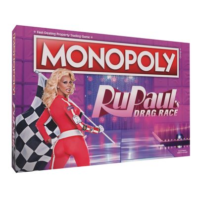 Monopoly RuPauls Drag Race | Officially Licensed Collectible Board Game | Play as Checkered Flag, Lipstick, Roll of Duct Tape, and More | Based On Hit Reality TV Series for 6 Players