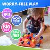 Skoolzy Montessori Sensory Pegboard 33 Piece Set - Develop Sensory Play Occupational Therapy STEM Learning Educational Toys for Kids 2+ - Includes Foam Board, Lacing String, Dice, Storage Bag, eBook view 3
