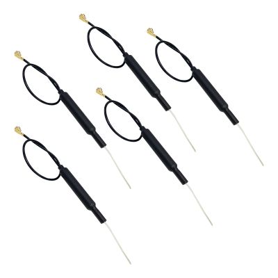 DAGIJIRD 5 PCS 100mm 2.4G IPEX Antenna 2400-2500MHz Silver Plated Wire Antenna for RC FPV Drone Antennas