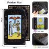Fofeadm Tarot Cards Set with Guide Book/Linen Carry Bag/Chakra Stones, 78 Classic Original Tarot Cards Deck Fortune Telling Game with Meanings on Them for Beginners to Expert view 4