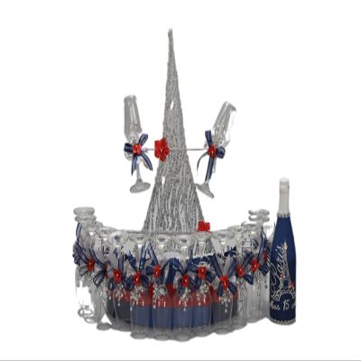 A&C Quinceaeras and More Accessories Quince Set Sweet Sixteen Accessories Quinceanera Gift Idea Quinceanera decorations 204 (Big Brindis)