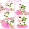 11Pcs Pink Farm Animals Honeycomb Centerpieces Farm Theme Party Table Centerpieces Barnyard Party Honeycomb Decorations Farm Birthday Party Table Decorations for Farm Theme Baby Shower Supplies view 4