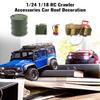 1/24 1/18 RC Crawler Accessories Fit for 1/18 TRX4M 1/24 Axial SCX24 (12Pcs Army Green) view 2