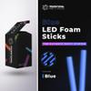 Promotional Party Sticks 100 Blue Foam Glow Sticks - 16" Light Up Sticks for Wedding, Parties & Dancing view 2