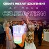 Promotional Party Sticks 100 Blue Foam Glow Sticks - 16" Light Up Sticks for Wedding, Parties & Dancing view 3