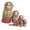 misppro 10 Pcs Vintage Russian Babushka Matryoshka Nesting Dolls for Children view 1