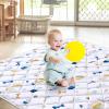 Baby Play Mat 71" X 59", Premium Thicken Foam One-Piece Crawling Mat, Extra Large Non-Slip Cushioned Activity Playmats for Babies, Toddlers, Infants, Play & Tummy Time view 2