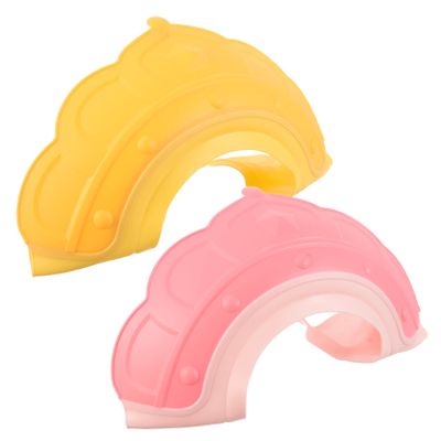 2pcs Silicone Shampoo Cap Kids Hair Washing Shield Baby Shower Visor Baby Shampoo Bathing Hat Hair Washing Hat Toddler Shampoo Toddler Shower Infant Products Child Tab