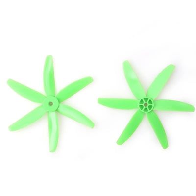 FZLANQ for Gemfan 6 Blade 5x4x6 5040 5040R CW CCW Propeller for 1806 2205 Motors for ZMR250 QAV250 280 Drone Quadcopter Props PC 4Pair/8PCS (Color : Green)