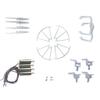 FZLANQ for Syma FPV Propeller 18x Quadcopter Motors Propeller Prop Set RC for Syma FPV X5 X5C Drone Parts view 3