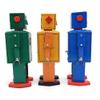Charmgle Vintage Tin Toy Clockwork Walking Robot Spring Wind-up Toys Christmas Stocking Stuffers Party Favor Adult Gifts Medium (Yellow) view 2