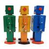 Charmgle Vintage Tin Toy Clockwork Walking Robot Spring Wind-up Toys Christmas Stocking Stuffers Party Favor Adult Gifts Medium (Yellow) view 4