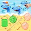 14Pack Telescopic Butterfly Nets Foldable Buckets and Water Gun Set Colorful Fishing Bugs Nets Outdoor Tools for Catching Insect view 4